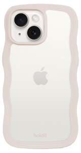 Holdit Wavy Case iPhone 16e, 15, 14, 13 mobilskal