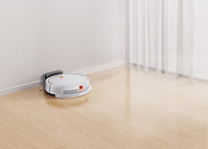 Xiaomi E5 robotstøvsuger med moppefunksjon, hvit