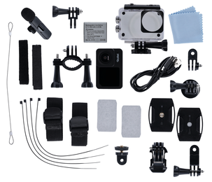 Rollei D6Pro 5K-actionkamera med trådlös mikrofon