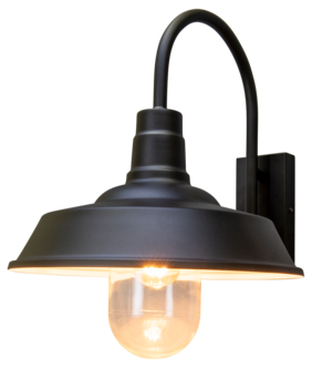 Konstsmide Trapani stallykta / vägglampa, svart 