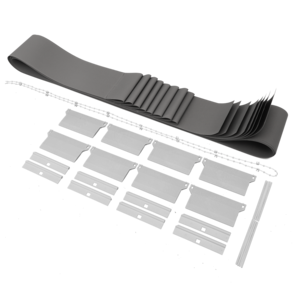 Persiennelameller til vindu, 8,9 x 250 cm, 8-pakning