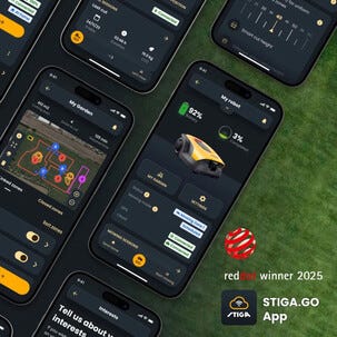 Stiga A 10V RTK robotgressklipper uten begrensningskabel, 1000 m2