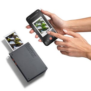 Instax Mini Link+ Black & Orange mobilskriver