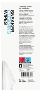 Rengöringsservetter för sneakers, 20-pack