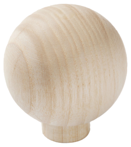 Prettypegs möbelknopp Bill 40 mm Raw, 1-pack