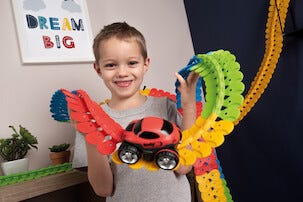 Smoby Flextreme bilbane startsett, 4+