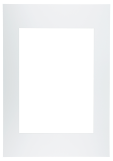 Passepartout 70 x 100 cm, kartonki, valkoinen