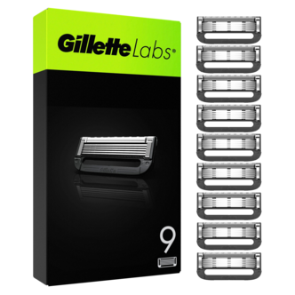Gillette Labs rakblad, 9 pack