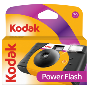 Kodak Power Flash engangskamera med blits, 39 bilder