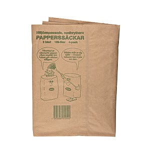 Papperssäckar 125 liter
