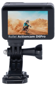 Rollei D6Pro 5K-actionkamera med trådlös mikrofon