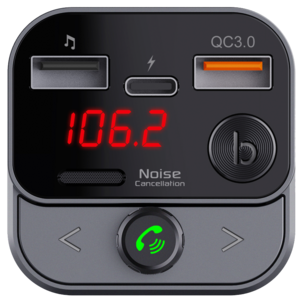 Swissten FM-sändare med Bluetooth för bil, 12-24 V