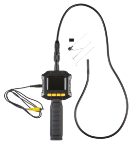 Tarkastuskamera, jossa värinäyttö