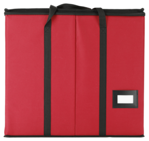 Oppbevaring for julekuler – stor boks med lokk og glidelås