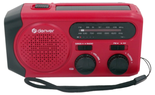 Denver SCR-2010 vevradio med solcell och powerbank