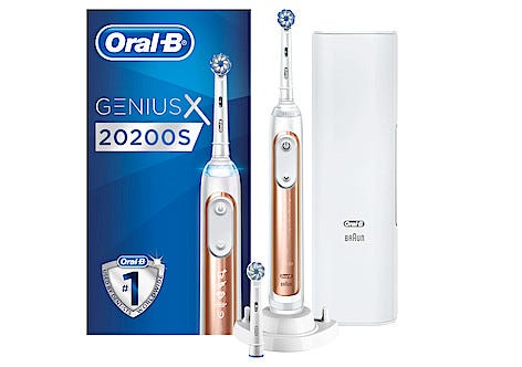 Sähköhammasharja Oral-B Genius X 20200S, Rose Gold