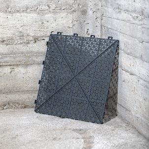 Golvplattor plast 9-pack