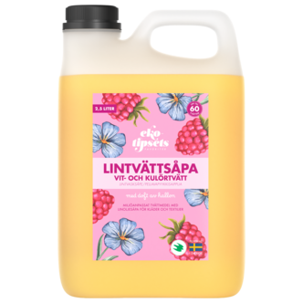 Ekotipset lintvättsåpa tvättmedel 2,5 l