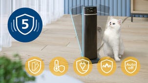 Philips CX5120 appstyrt keramisk vifteovn, 2000 W