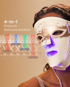 Renpho Artemis LED-mask ansikte mjuk silikon
