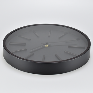 Analog väggklocka med tyst urverk, 35 cm