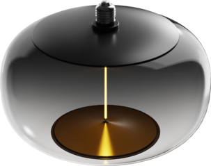 Smokey LED-lampa E27, magnetiskt filament, 30 cm