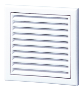Flexit Tuuletusritilä neliö 100 mm