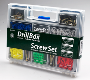 Borr/bits/plugg/skruvsats 300 delar