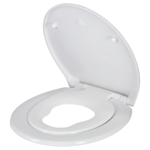 Toalettsete soft close med ekstra ring for barn