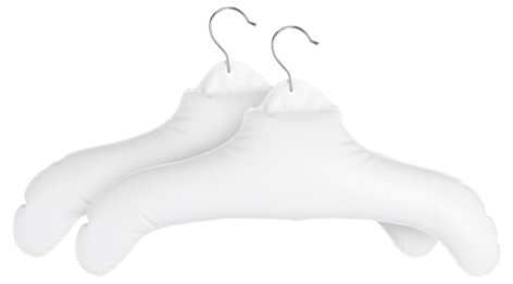 Oppblåsbar kleshenger, 2-pakning