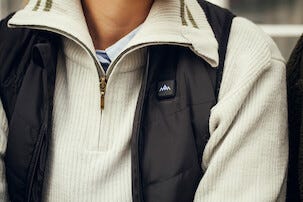 Varmevest med powerbank, dame XS–XL, HeatX