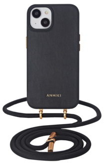 Anmiki Crossbody Phone Case iPhone 15 mobilskal med axelrem