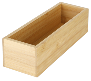 Lådinsats av bambu, höjd 6,5 cm, 1-pack