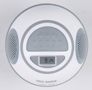 Poolhögtalare med MP3-spelare och radio