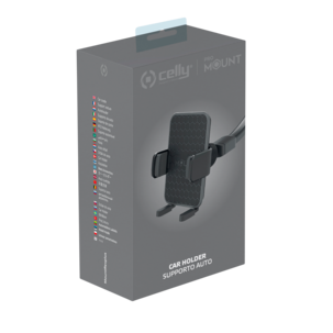 Mobilhållare med klämfäste och sugpropp, Celly  Mount Flex Plus
