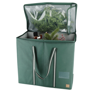 Joulukoristeiden säilytyslaatikko kannella 51x31x45 cm