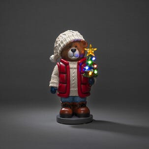 Konstsmide teddybjörn med belysning, 38,5 cm