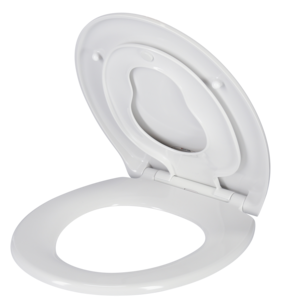 Softclose toalettsete med ekstra ring for barn