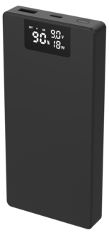 Varavirtalähde pikalataukseen USB-C, USB-A, 10 000 mAh