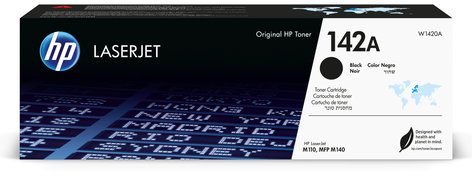HP 142A toner original, svart