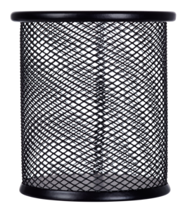 Penneholder metall svart