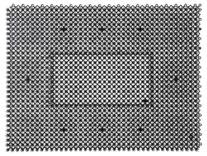 Skrapmatta, klippbar dörrmatta utomhus 43 x 57 cm 