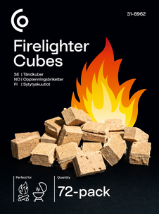 Sytytyspalat puusta ja kaakaovahasta, 72 kpl