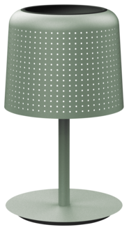 Bordslampa solcell metall 15 x 25 cm