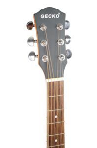 Gecko akustisk gitar med pickup og stålstrenger