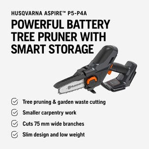 Husqvarna Aspire batteridriven grensåg 18 V P5-P4A