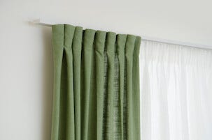 Fingerkrok for gardin, høy krok, 10-pakning