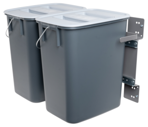 Jätevaunu Nordiska Plast, 2 osaa