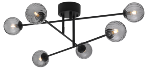 Cottex Baton Rib taklampa plafond, 74 cm