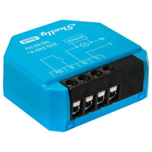 Shelly 1L Gen3 smart wifi-relé uten nulleder